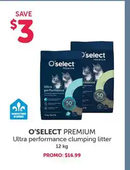 Mondou O'SELECT PREMIUM Ultra performance clumping litter offer