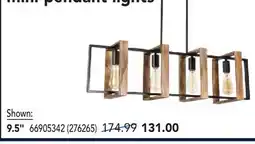RONA chandeliers and mini pendant lights 9.5 offer