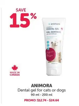 Mondou ANIMORA Dental gel for cats or dogs offer