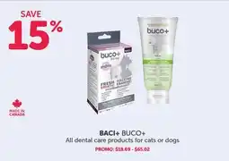 Mondou BACI+ BUCO+ All dental care products for cats or dogs offer
