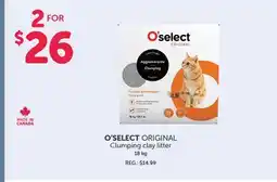Mondou O'SELECT ORIGINAL Clumping clay litter offer