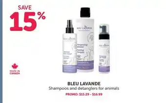 Mondou BLEU LAVANDE Shampoos and detanglers for animals offer