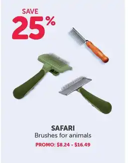 Mondou SAFARI Brushes for animals offer