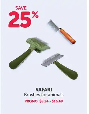 Mondou SAFARI Brushes for animals offer