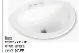 RONA Bathroom sinks offer