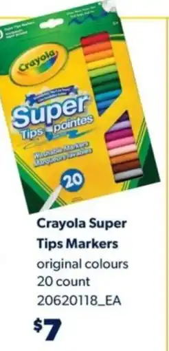Real Canadian Superstore Crayola super tips markers offer
