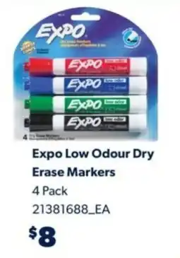 Real Canadian Superstore Expo Low Odour Dry Erase Markers offer