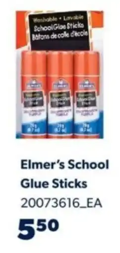 Real Canadian Superstore Elmer's school glue sticks offer