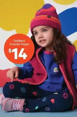 Real Canadian Superstore Toddlers' Crayola Toque offer