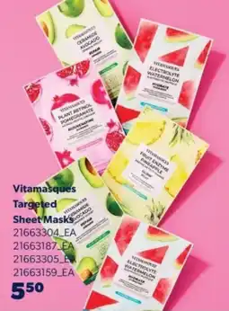Real Canadian Superstore Vitamasques targeted sheet masks offer