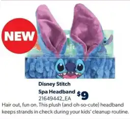 Real Canadian Superstore Disney Stitch Spa Headband offer