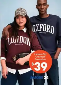 Real Canadian Superstore London City Crewneck Sweatshirt offer