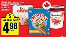Food Basics Häagen-dazs ice cream real dairy ice cream novelties iogo nano frozen bars offer