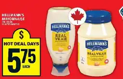 Food Basics Hellmann's mayonnaise offer