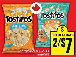 Food Basics Tostitos tortilla chips offer
