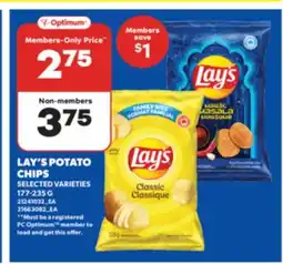 Real Canadian Superstore LAY'S POTATO CHIPS, 177-235 G offer