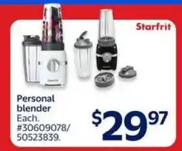 Walmart Starfrit Personal Blender offer