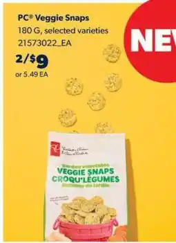Real Canadian Superstore PC Veggie Snaps offer