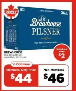 Real Canadian Liquorstore BREWHOUSE PILSNER offer