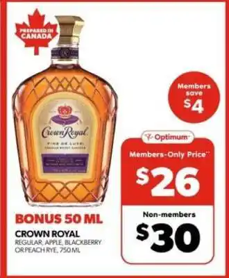 Real Canadian Liquorstore Crown Royal offer