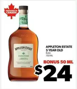 Real Canadian Liquorstore Appleton Estate 5 Year Old Rum offer