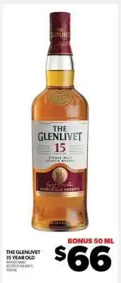 Real Canadian Liquorstore The Glenlivet 15 Year Old offer