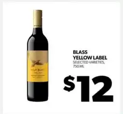 Real Canadian Liquorstore Blass Yellow Label offer