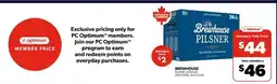 Real Canadian Liquorstore BREWHOUSE PILSNER offer