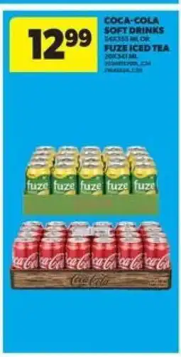 Real Canadian Superstore Coca-Cola Soft Drinks or Fuze Iced Tea offer