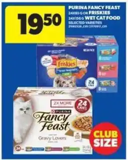 Real Canadian Superstore Purina Fancy Feast or Friskies Wet Cat Food offer