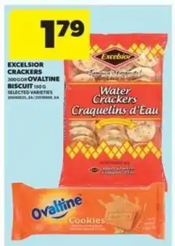 Real Canadian Superstore Excelsior Crackers or Ovaltine Biscuit offer