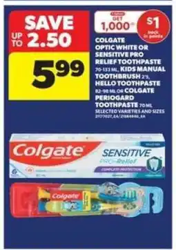 Real Canadian Superstore Colgate Products offer