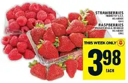 Food Basics Strawberries or raspberries offer