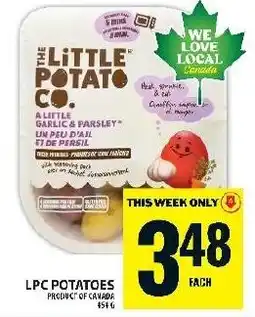 Food Basics LPC potatoes offer