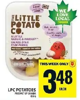 Food Basics LPC potatoes offer