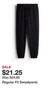 H&M Regular Fit Sweatpants offer