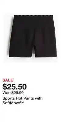 H&M Sports Hot Pants with SoftMove offer