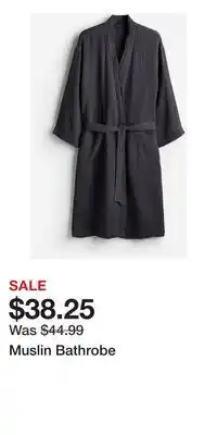 H&M Muslin Bathrobe offer