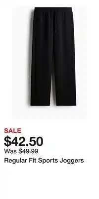 H&M Regular Fit Sports Joggers offer