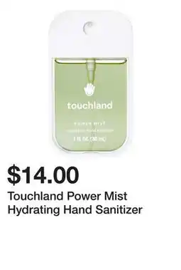 Sephora Touchland Power Mist Hydrating Hand Sanitizer offer