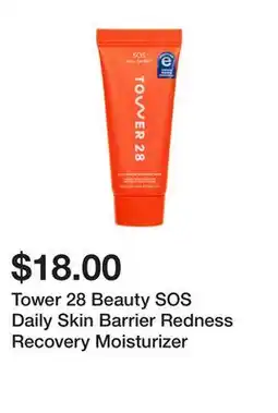 Sephora Tower 28 Beauty SOS Daily Skin Barrier Redness Recovery Moisturizer offer