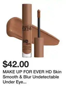 Sephora MAKE UP FOR EVER HD Skin Smooth & Blur Undetectable Under Eye Concealer offer