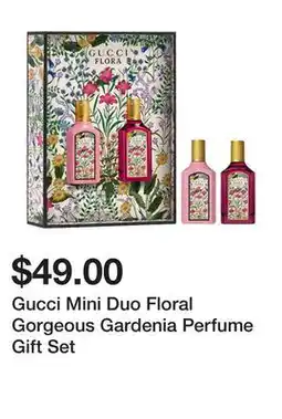 Sephora Gucci Mini Duo Floral Gorgeous Gardenia Perfume Gift Set offer