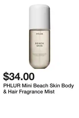 Sephora PHLUR Mini Beach Skin Body & Hair Fragrance Mist offer