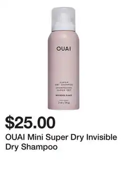 Sephora OUAI Mini Super Dry Invisible Dry Shampoo offer