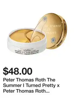 Sephora Peter Thomas Roth The Summer I Turned Pretty x Peter Thomas Roth Mini 24K Gold Hydra-Gel Eye Patches offer
