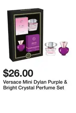 Sephora Versace Mini Dylan Purple & Bright Crystal Perfume Set offer