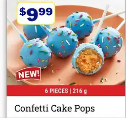 M & M Food Market Confetti Cake Pops offer