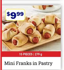 M & M Food Market Mini Franks in Pastry offer