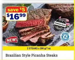 M & M Food Market Brazilian Style Picanha Steaks offer